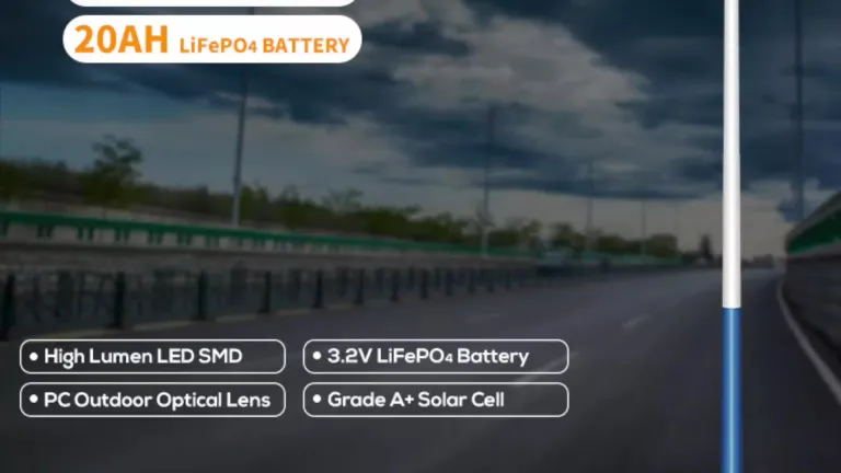 蓝碳-IP66室外全在一个太阳能路灯100W集成LED太阳能路灯太阳能路灯