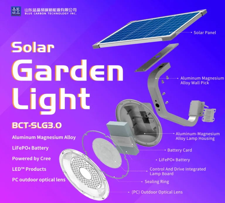 蓝碳-蓝碳技术有限公司太阳能电池板照明太阳能街道照明照明照明灯